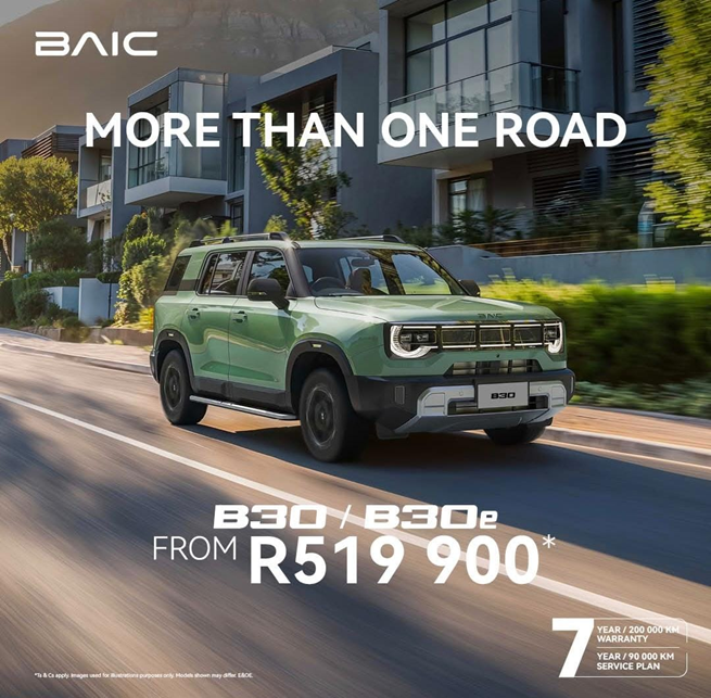 The BAIC B30 is ready for every journey.