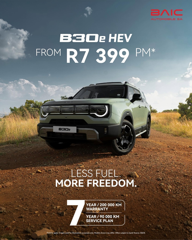 Drive smarter with the BAIC B30e HEV.