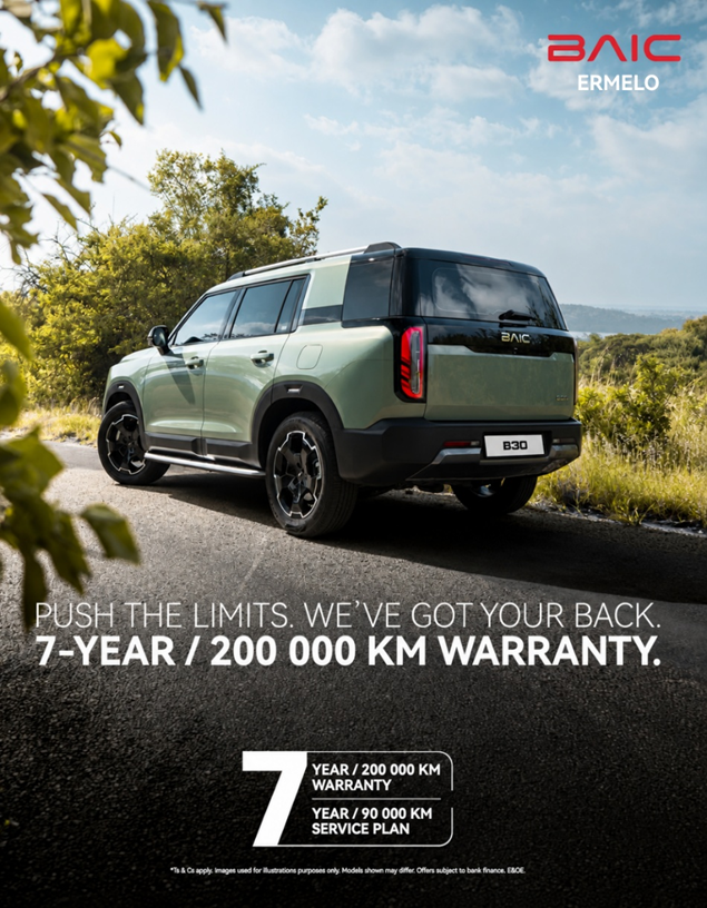 Ready to go further? The BAIC B30 is built to take on every journey with confidence.