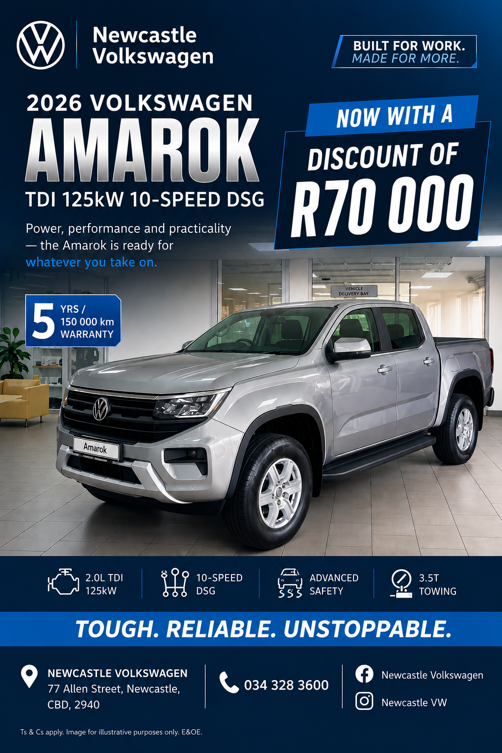 2026 Volkswagen Amarok – Tough. Reliable. Unstoppable.