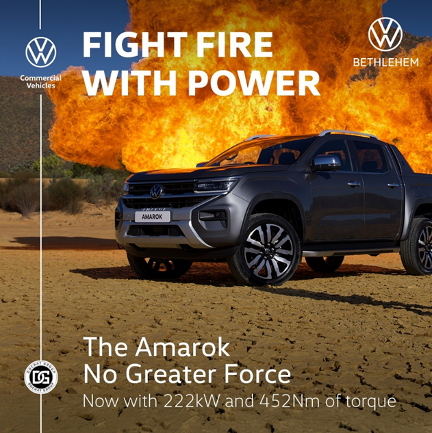 Fight Fire with Power. Drive the Amarok.