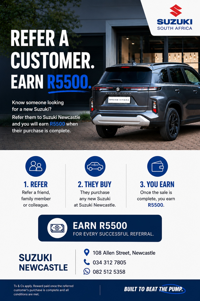 Know someone looking for a new Suzuki?