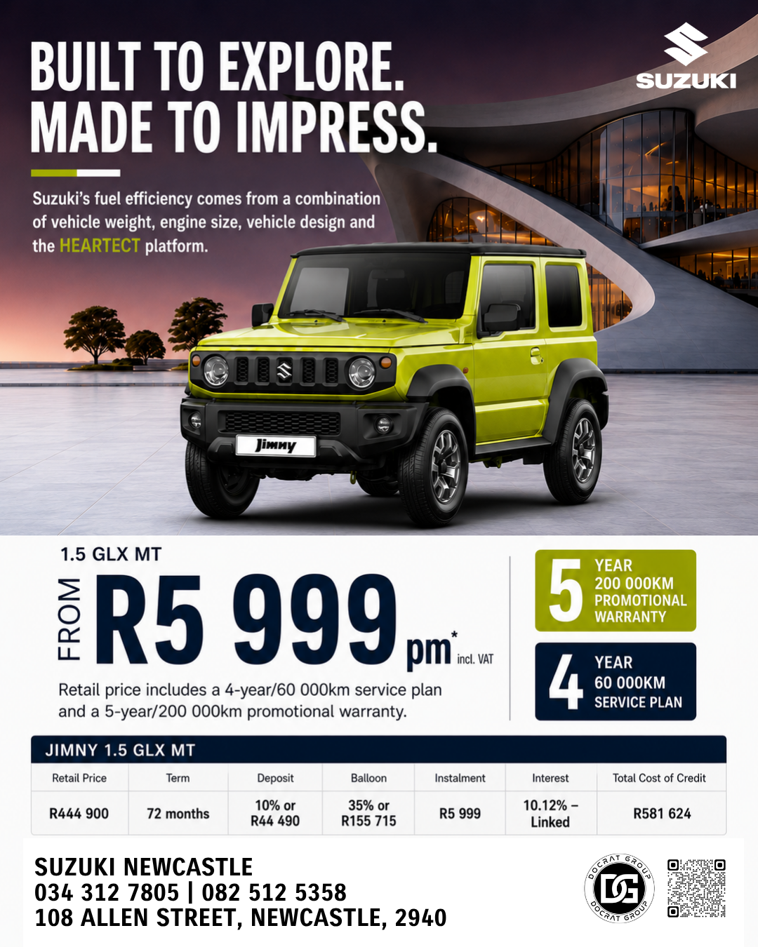 BIG VALUE. GREAT EFFICIENCY. PURE SUZUKI!