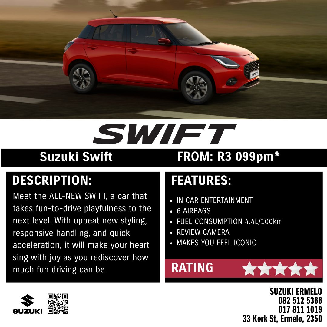 Meet the all-new Suzuki Swift