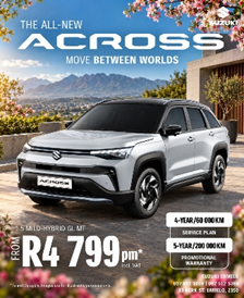 YOUR NEW SUZUKI IS WAITING AT SUZUKI ERMELO!