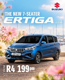 YOUR NEW SUZUKI IS WAITING AT SUZUKI ERMELO!