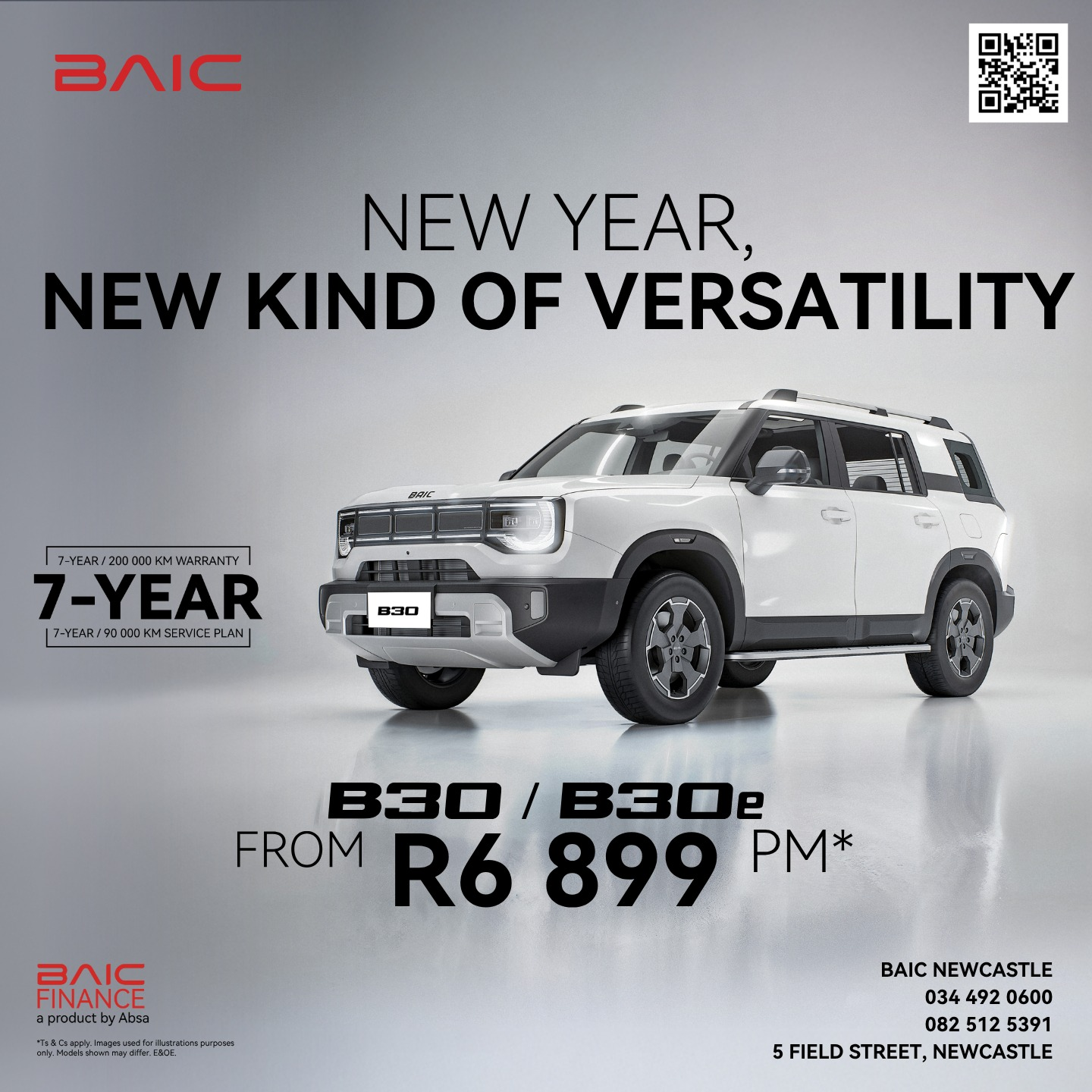 The BAIC B30 / B30e is built to handle it all