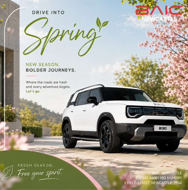 DRIVE INTO SPRING WITH BAIC NEWCASTLE!